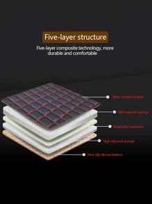 2入組衍縫汽車座墊 - 彩色 - 查看 2