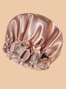 Solid Hair Bonnet - Gold - View 1