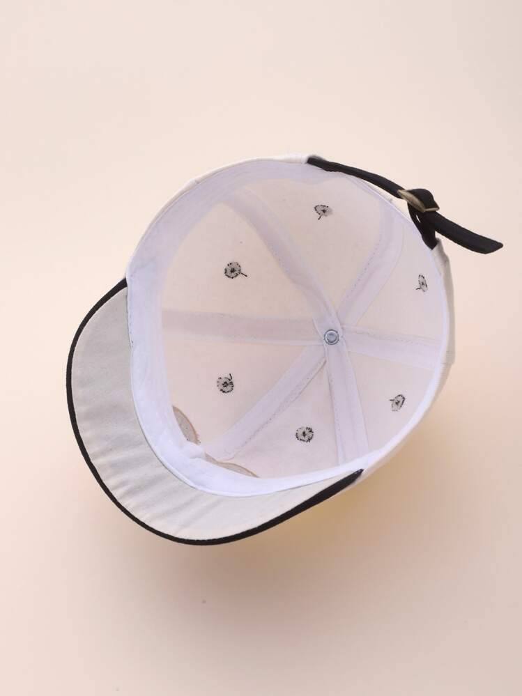 Baby Cartoon Bear Embroidered Baseball Cap - Multicolor - View 6