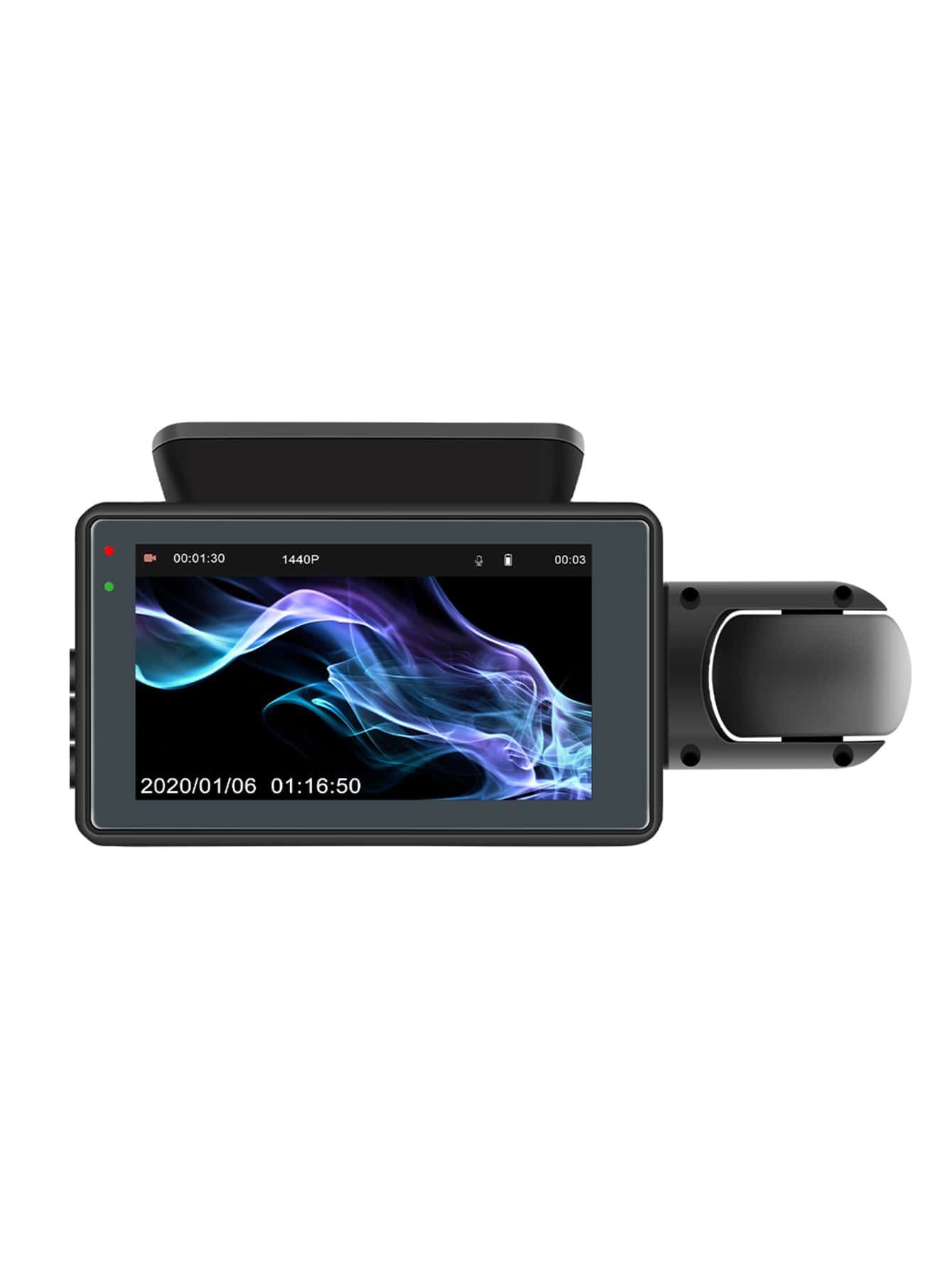 Set Of Black Non-Glare Night Vision Car Recorders - Black - View 11