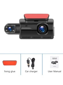 Set Of Black Non-Glare Night Vision Car Recorders - Black - View 10