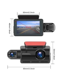 Set Of Black Non-Glare Night Vision Car Recorders - Black - View 3