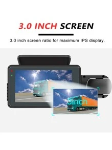 Set Of Black Non-Glare Night Vision Car Recorders - Black - View 8