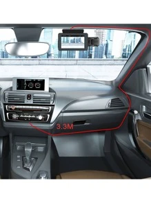 Set Of Black Non-Glare Night Vision Car Recorders - Black - View 5