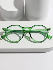圓框眼鏡 - 綠色 - 查看 5
