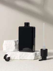 1pc 200ml Plastic Lotion Dispenser, Classic Black Lotion Bottle For Bathroom Home Bathroom Decor Fall Decor Back To School - Black - View 4