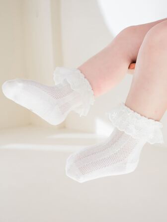 嬰兒荷葉邊襪子