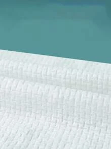 10pcs/set Fiber Face Towel, Portable Disposable Compressed Facial Cleaning Cloth For Travel - White - View 6