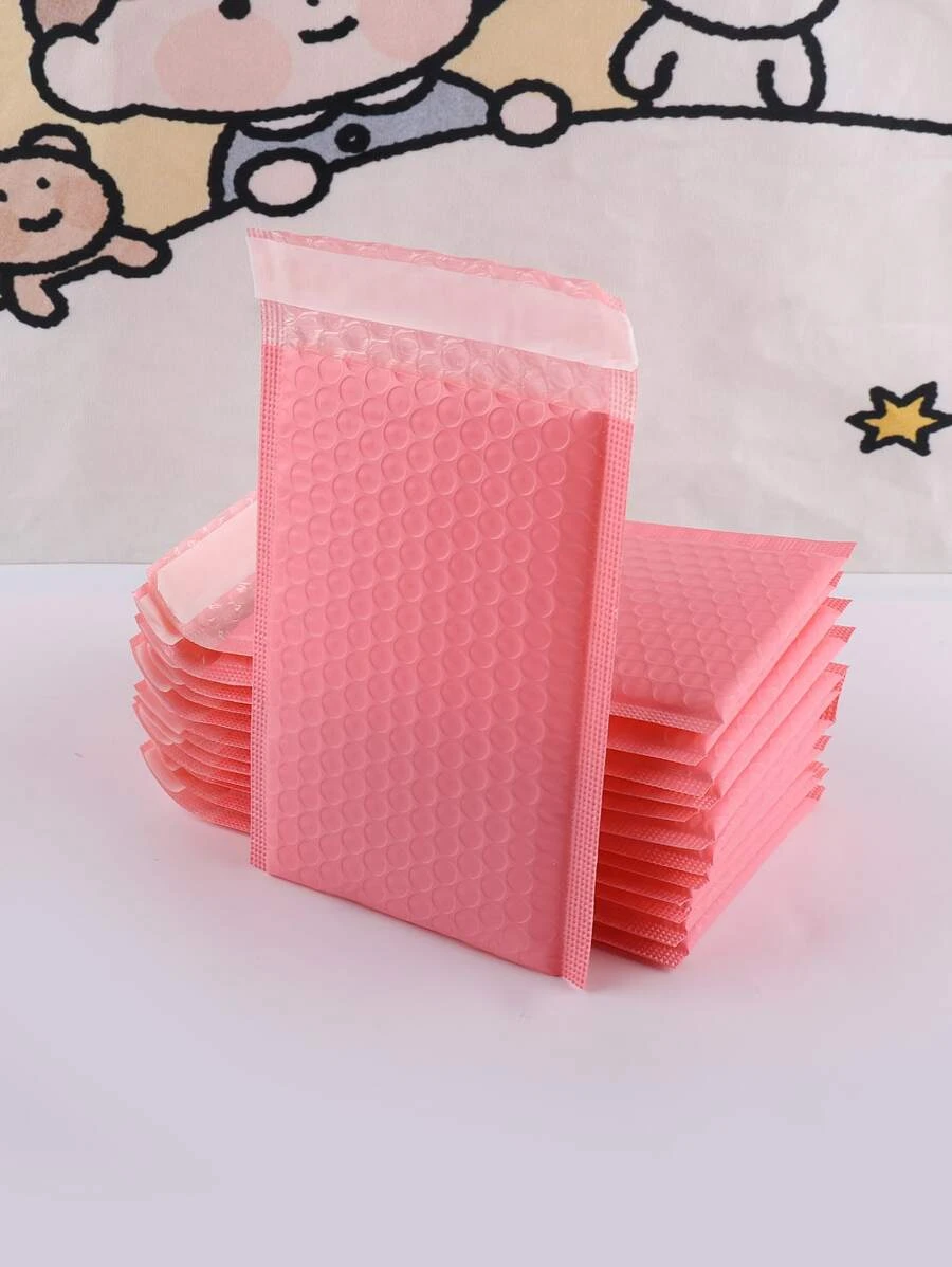 10pcs Plain Bubble Mailer - Pink - View 1
