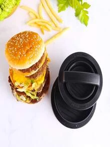 1pc Plastic Meat Pie Tool, Black Hand Meat Pie Maker For Kitchen - Black - View 1