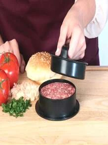 1pc Plastic Meat Pie Tool, Black Hand Meat Pie Maker For Kitchen - Black - View 4