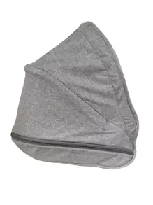 1pc Baby Plain Carriage Canopy - Grey - View 2