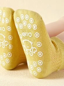4pairs Baby Solid Crew Socks - Multicolor - View 9