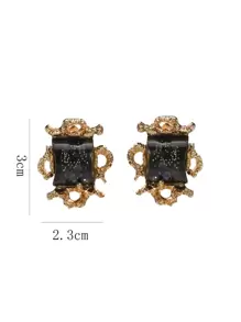 Rhinestone Decor Ear Cuffs - Black - View 6
