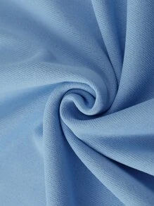 Claim Dot Camiseta holgada de hombre con gráfico de dibujos animados y eslogan de hombros caídos - Celeste - Ver 4