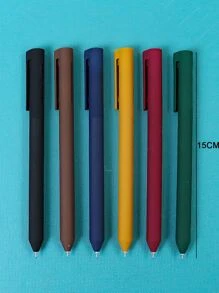 6pcs Mixed Color Gel Pen - Multicolor - View 4