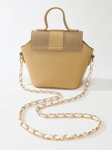 極簡主義鍊帶包帶，包配飾DIY，可調節替換肩帶，時尚耐用 - 白色 - 查看 2