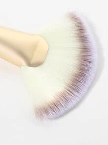 1pc Large Champagne Gold Fan-Shaped Brush,Foundation Brush,Concealer Brush,Blush Brush,Contour Brush,Blush Brush,Bronzer Brush,Powder Brush,Foundation Brush,Blush Brush - Champagne - View 3