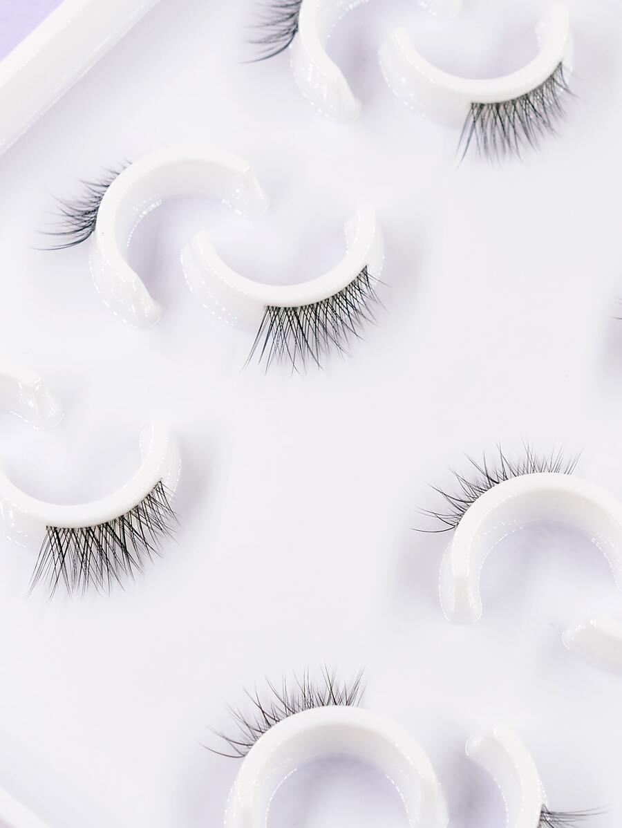 6 Pay daily transparent stalks can be reused to use half eye fake eyelashes SHEIN USA