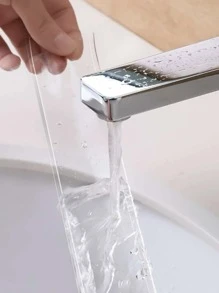 1入組極簡透明自黏式織帶 - 無色 - 查看 5