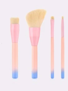 GUJHUI 4pcs New Soft Makeup Brush Set,Brush Set,Makeup Brush Kit,Make Up Brush Set,Make Up Set Complete,Makeup Brush Set,Complete Makeup Kit,Brush Kit,Brushes Makeup Set,Makeup Gift Set,Set - Multicolor - View 2