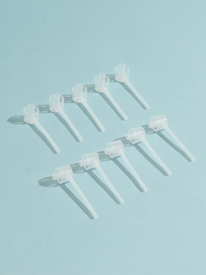 10个装香水分装泵，香水补充泵，化妆品分装泵，旅行装可灌装香水喷雾瓶分装工具，价格实惠，适合作为圣诞礼物、化妆品、化妆工具等。