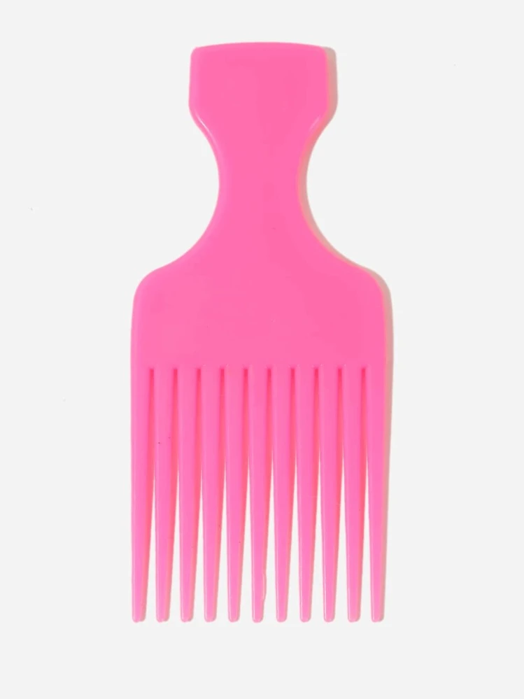 1 יחידות מברשת שיער חלקה/מסרק שיער לשיער אפרו, חזרה לבית הספר, פריטים חיוניים לחופשה, אביזרי שיער לנשים - ורוד - ראה 2