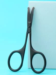 1 pieza Tijeras de acero inoxidable nariz pelo - Negro - Ver 4