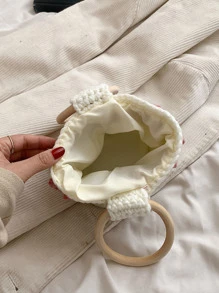 Túi móc trang trí hoa - Nhiều màu - Xem 4