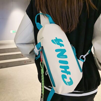 Mini Letter Graphic Sling Bag