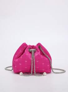 Túi Crossbody Nữ - Màu Hồng Tươi - Xem 2