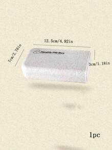 1入組字母圖案便攜藥丸收納簡約塑膠多功能收納盒 - 彩色 - 查看 3
