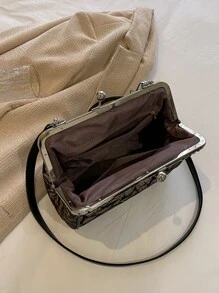 迷人閃光，亮片，奢華，閃亮撞色亮片和水鑽裝飾方形包晚宴包，晚宴包，適合派對女孩、女士、新娘，非常適合派對、婚禮、舞會、晚餐/宴會、雞尾酒 - 金色 - 查看 6