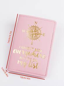 Vỏ hộ chiếu Lá thư - Màu Hồng baby - Xem 3