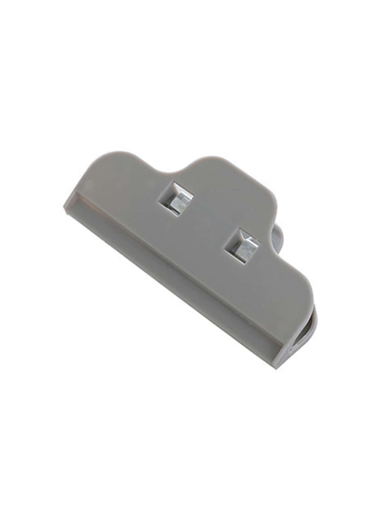 3pcs/set ABS Food Sealing Clip, Minimalist Bag Clip For Home - Grey - View 1