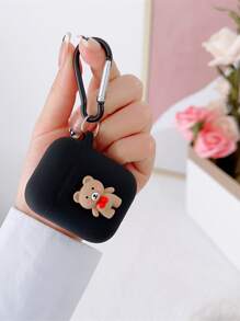 1 Stück süßer Bären Dekorations-Schutzhülle kompatibel mit AirPods 1/2, AirPods Pro, Kawaii