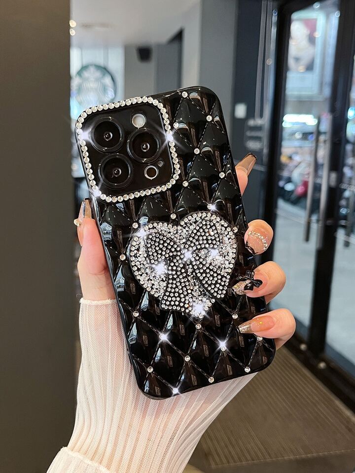 ラインストーンデコレーション スマホケース | SHEIN JAPAN