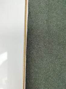 1 cuộn 2m Polyester 1.0cm Viền Ruy Băng Với Viền Vòng Tròn Đầy Màu Sắc Để Viền Trên Quần, Bộ Đồ Giường Hoặc Trang Trí Tự Làm - Vàng - Xem 3