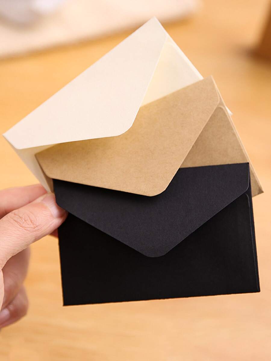 15pcs Solid Color Envelope - Multicolor - View 1