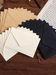15pcs Solid Color Envelope - Multicolor - View 3