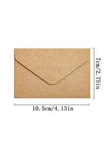15pcs Solid Color Envelope - Multicolor - View 4