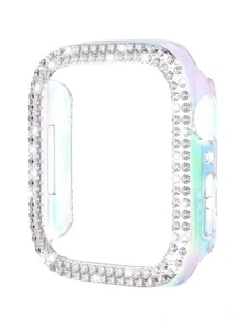 Rhinestone Decor Case Compatible With Apple Watch - Multicolor - View 1
