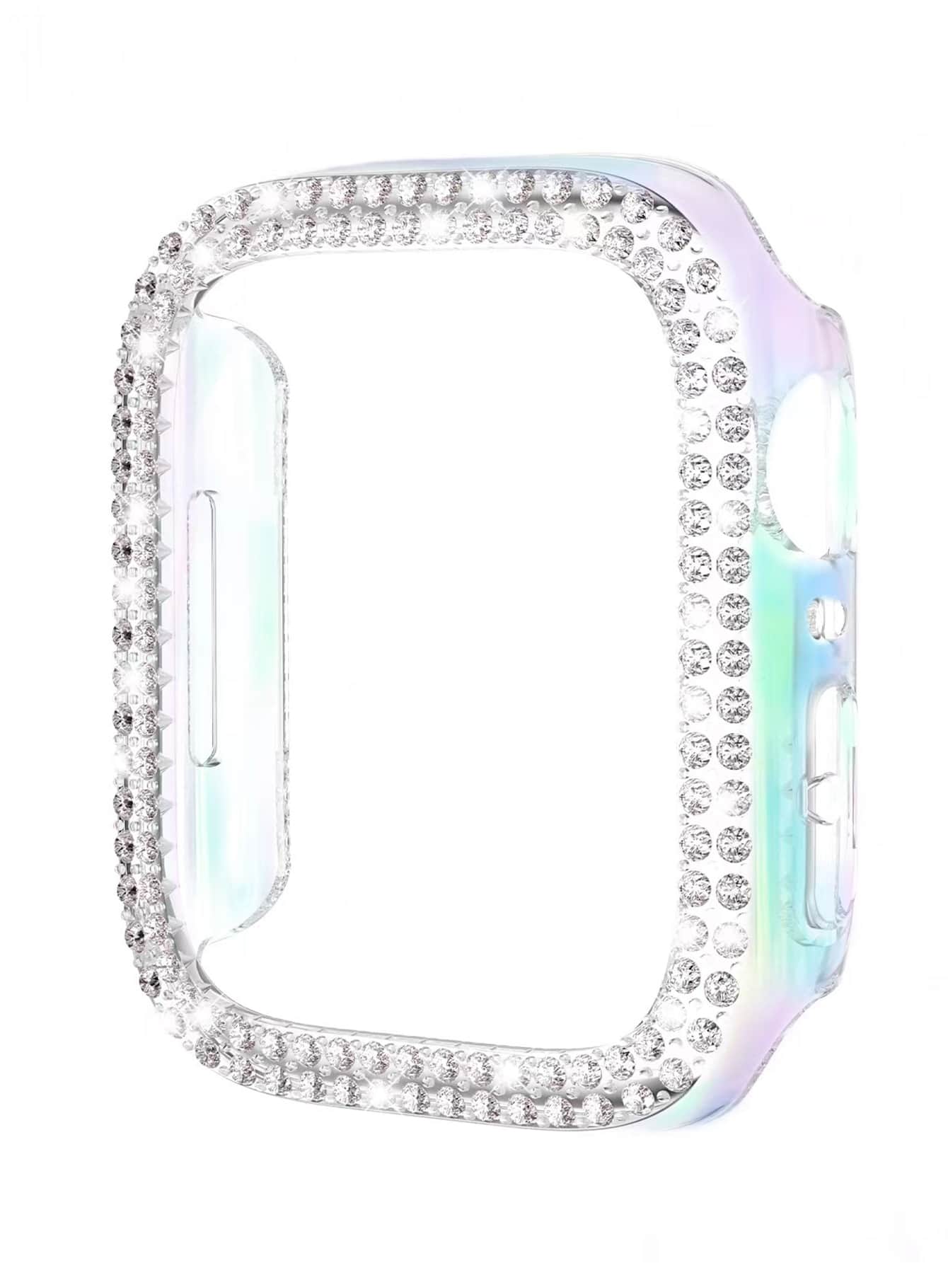 Rhinestone Decor Case Compatible With Apple Watch - Multicolor - View 1