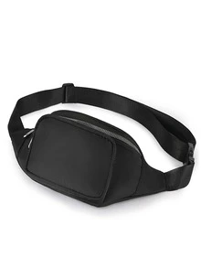 Minimalist Bum Bag - Black - View 1