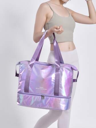 大容量干湿分离鞋带仓库尼龙防水手提袋适合商务旅行健身瑜伽旅行包学校用品学校用品