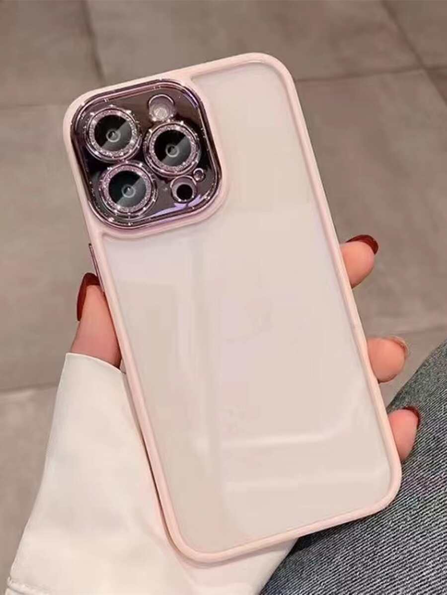 邊框拼接手機殼 - 淺粉色 - 查看 1