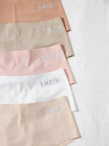 5pack Letter Graphic Panty - Multicolor - View 5