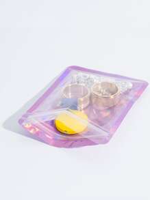 20pcs/Set Plastic Jewelry Storage Bag, Holographic Jewelry Organizer For Home, Gift For Valentine's Day Back To School