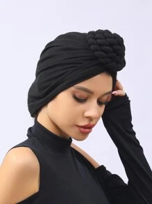 Twist Decor Head Wrap Bonnet Hair Bonnet Turban
