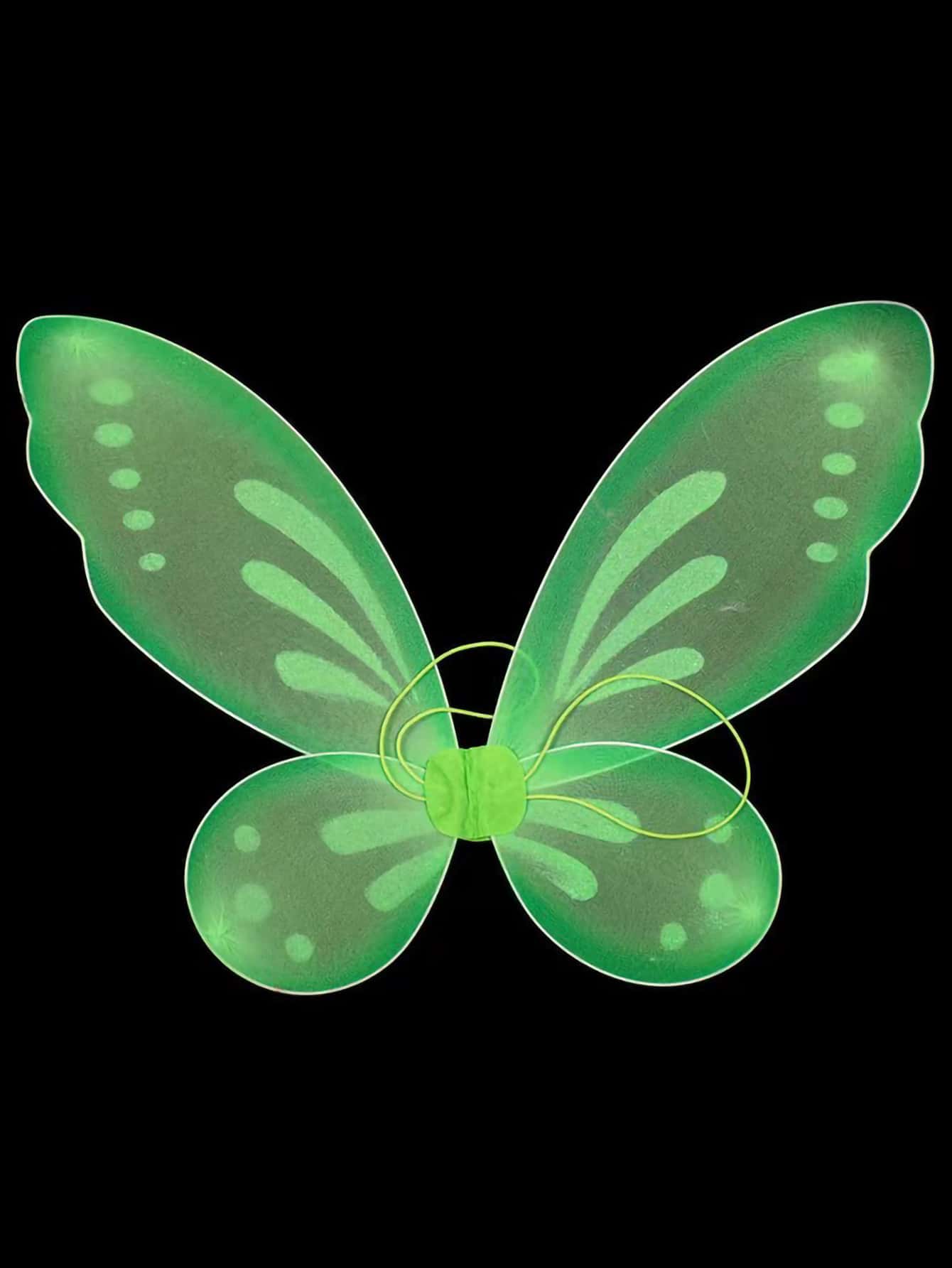 1pc Butterfly Design Costume Wing - Green - View 1